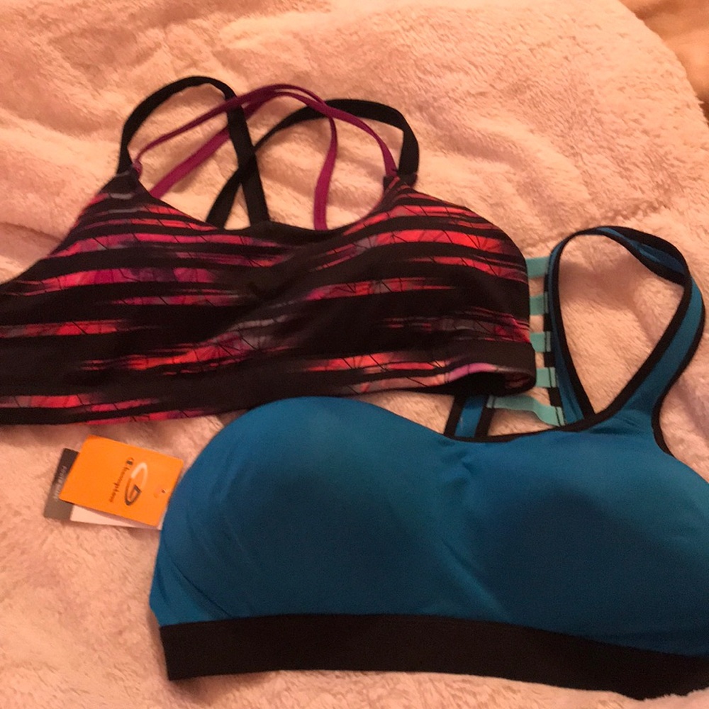 Two Champion Sports Bras
